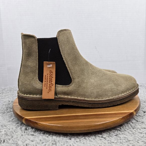 Astorflex Mens 43 Bitflex Stone Suede Casual Daily Lifestyle Crepe Chelsea Boots main image 8
